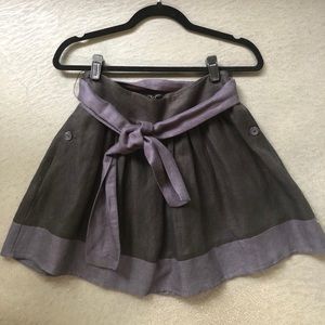 BCBGeneration Sz 4 Black Linen Skirt